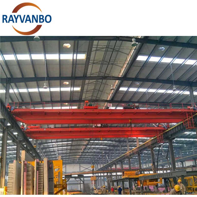 Wire Rope Hoist Single Double Girder Beam Eot Overhead Bridge Traveling Crane