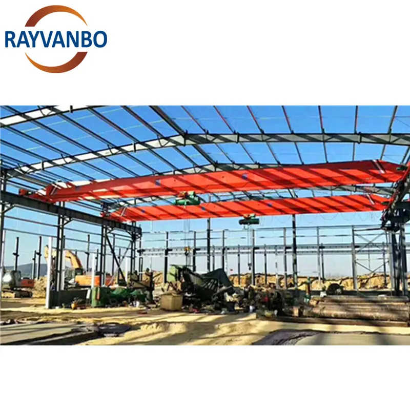 Wire Rope Hoist Single Double Girder Beam Eot Overhead Bridge Traveling Crane