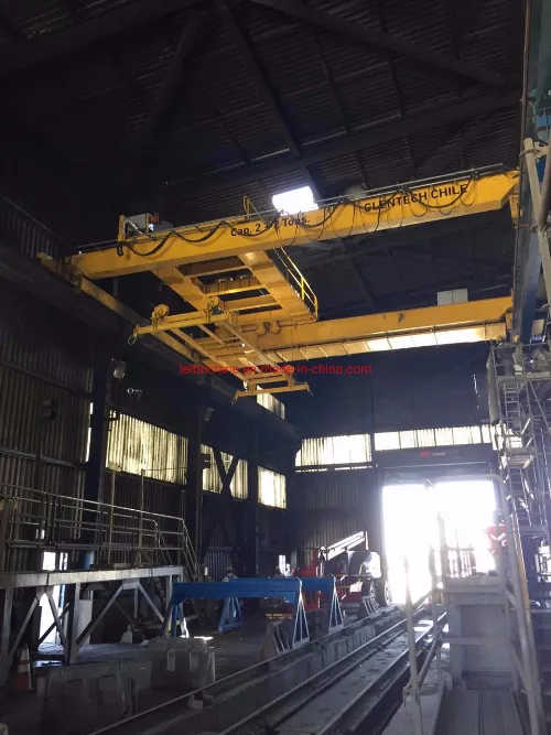 10 Ton Lifting Equipment Double Girder Truck Moving Overhead Crane