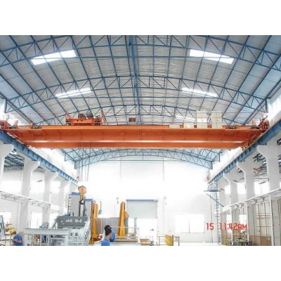 10 Ton double Girder Overhead Crane Engineering for Steel Factory