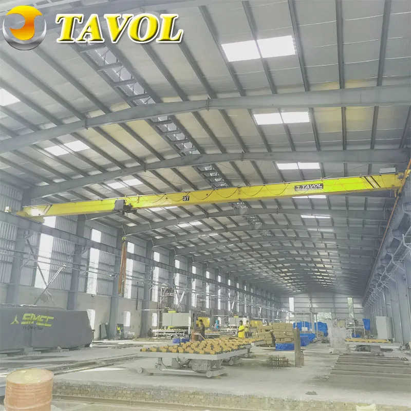 5 Ton Operator Safety Equipment Bridge Overhead Crane in Brazil