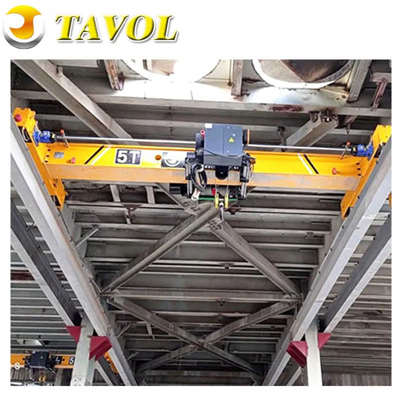 5 Ton Operator Safety Equipment Bridge Overhead Crane in Brazil