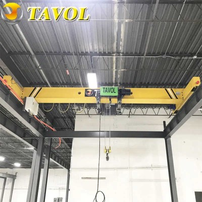 Tavol Electric Hook Overhead Crane 5 Ton Single Girder Overhead Crane