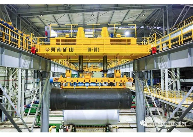 Mine "smart" manufacturing｜Automatic electromagnetic hanging beam crane