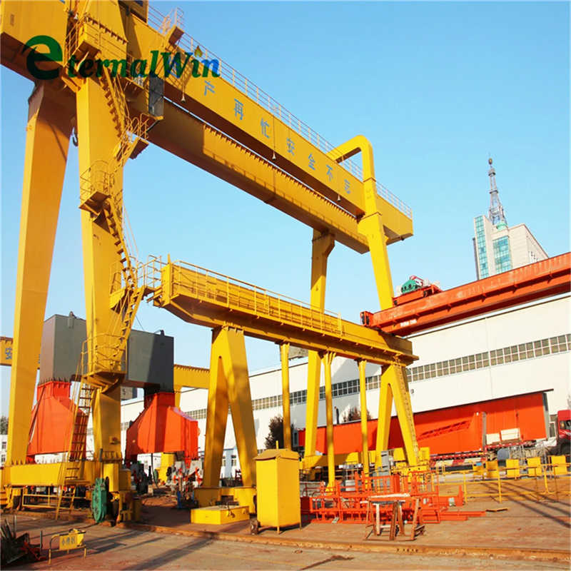 20 Ton 30 Ton 50 Ton 100 Ton Rail Mounted Double Girder Gantry Crane