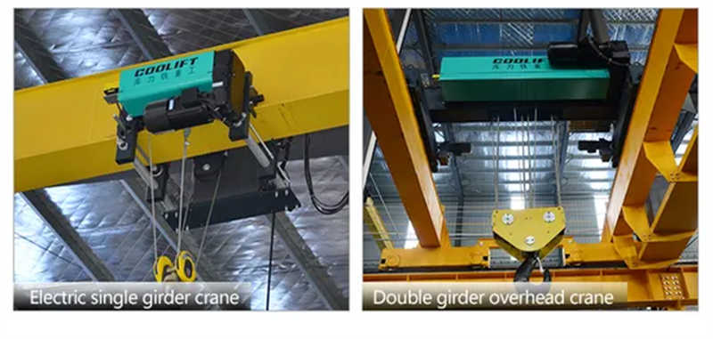 Single Girder European Type Electric Wire Rope Crane with CE