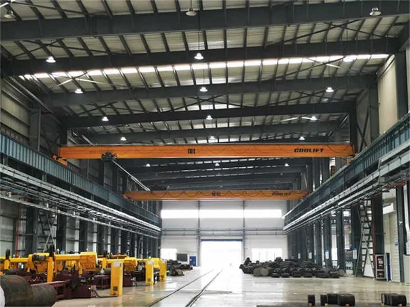 10000kgs Singles Girder Electric Wire Rope Overhead Crane