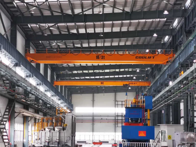 10000kgs Singles Girder Electric Wire Rope Overhead Crane