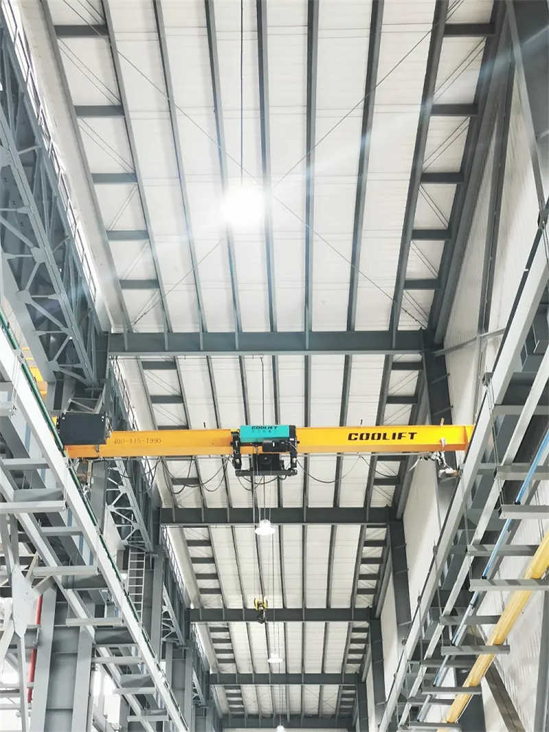 10000kgs Singles Girder Electric Wire Rope Overhead Crane