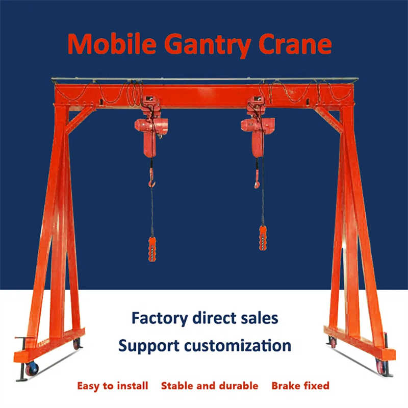 0.5t-10t Lifting Weight Mobile Grantry Crane