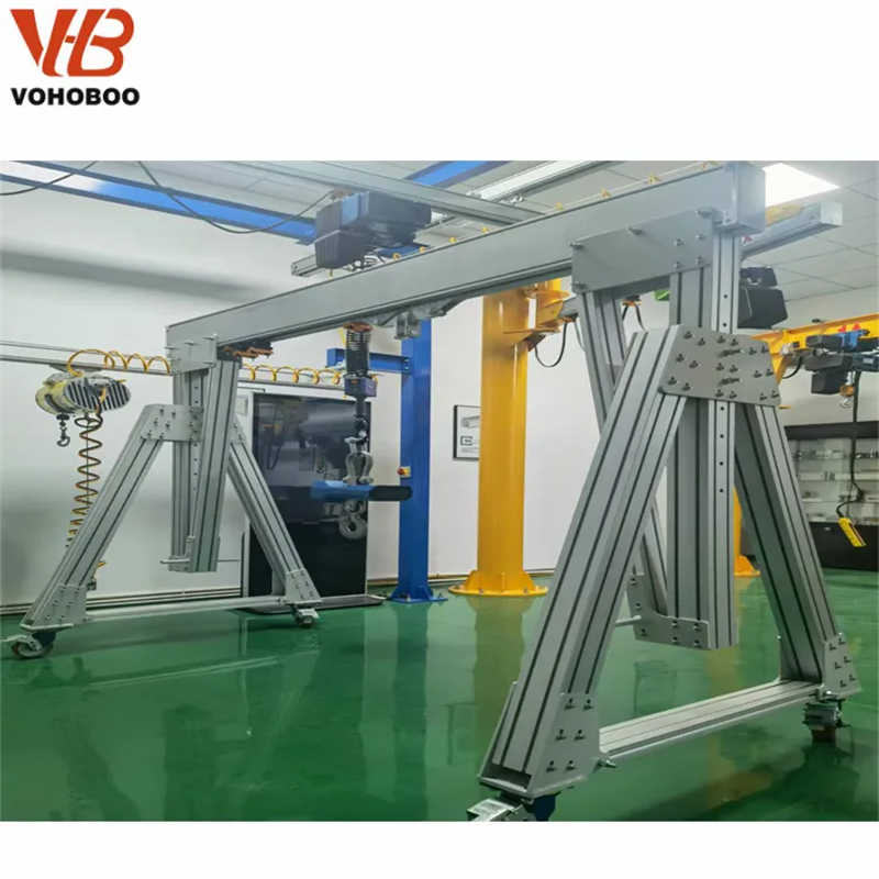 Mobile Aluminium Mini Gantry Crane with Height Adjustable