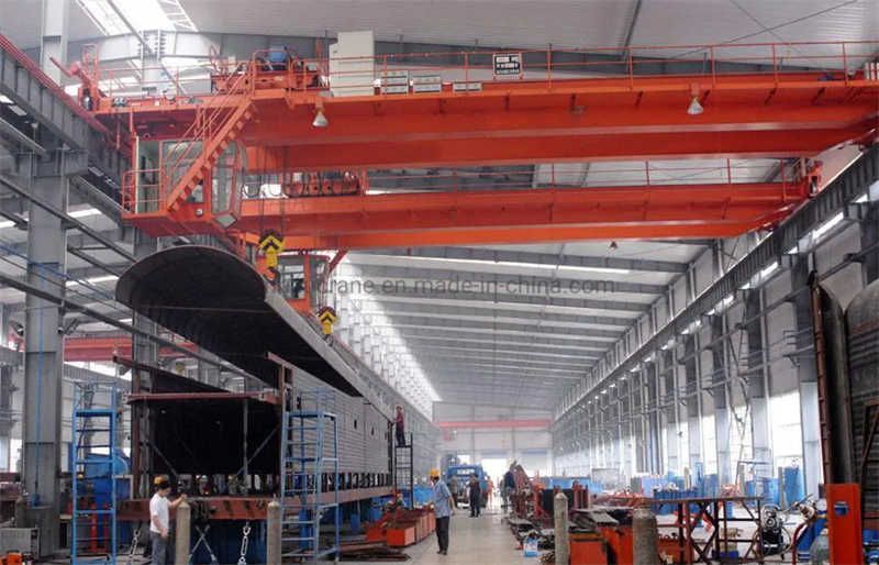 Electric Hoist double Girder Suspending Overhead Crane 50ton Price