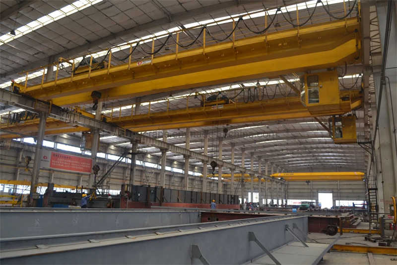 Electric Hoist double Girder Suspending Overhead Crane 50ton Price