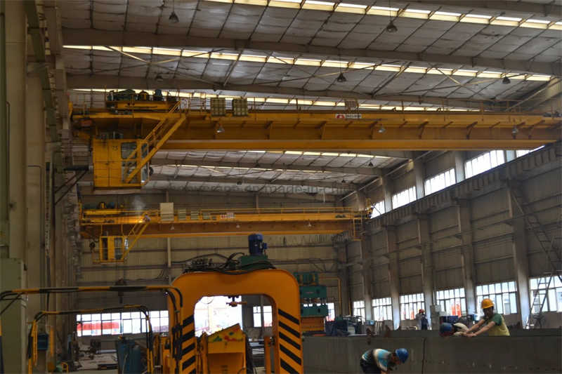 Electric Hoist double Girder Suspending Overhead Crane 50ton Price