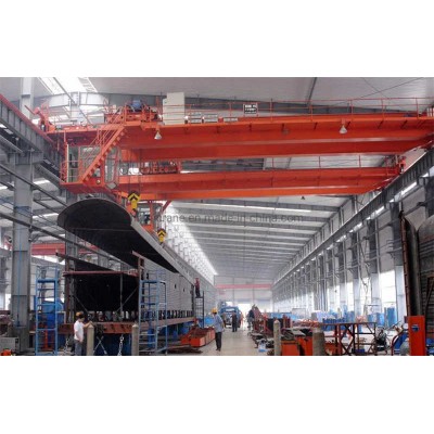 Electric 50/15t Heavy Duty Qd Hanger Bridge Crane with Grab