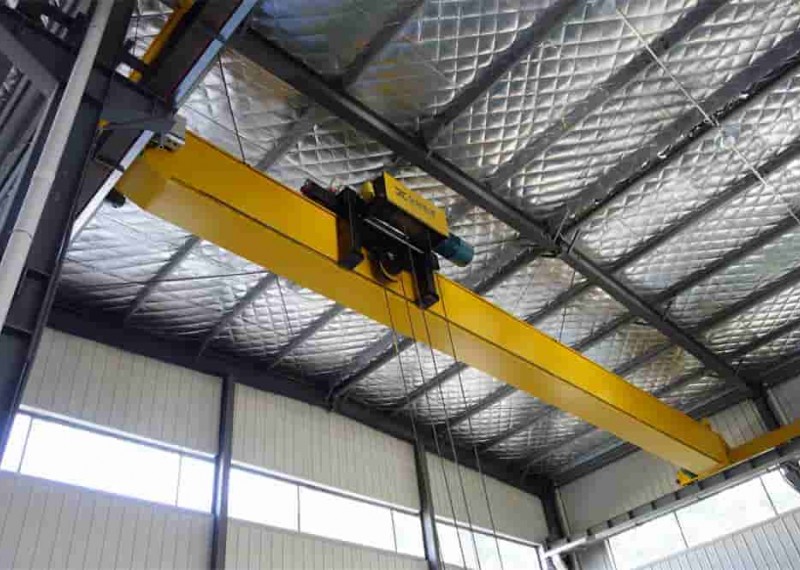 HD type 10+10 ton single girder overhead crane sold to Jamaica in 2024