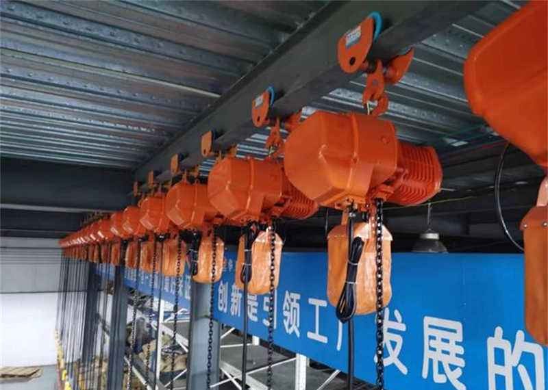 5 ton fixed electric chain hoist sold to Philippines in 2024