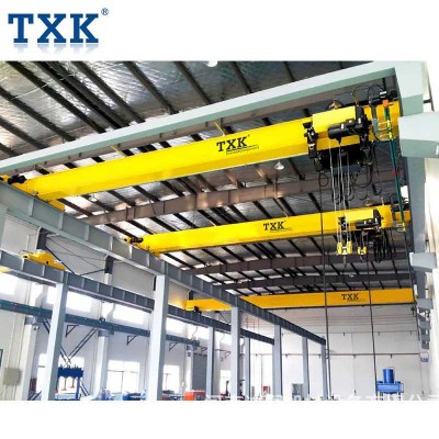 Txk Heavy Duty Electric Moving Single Girder Overhead Crane 10 Ton