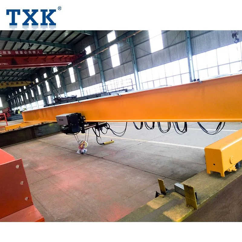 Txk Heavy Duty Electric Moving Single Girder Overhead Crane 10 Ton