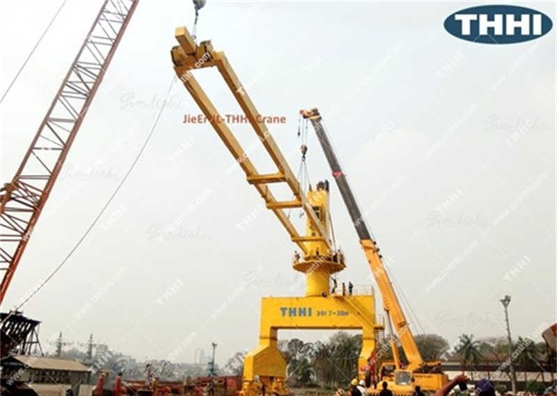 30T30M Mobile Harbor Crane Delivery To Cambodia, Vietnam. IndonesiaTHHI