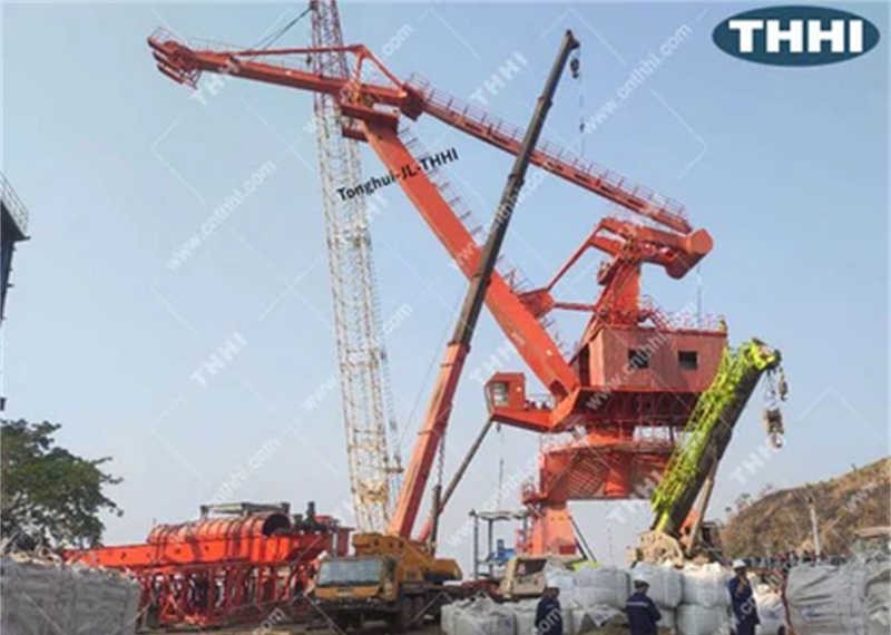 On-site Construction Of Ship Loader And Port Gantry Crane