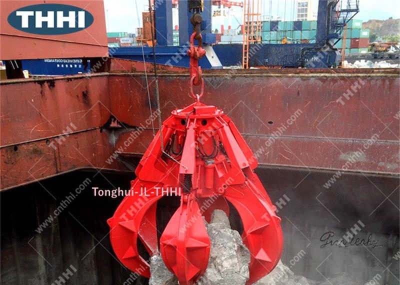 Delivery Electric Hydraulic Orange Peel Grab