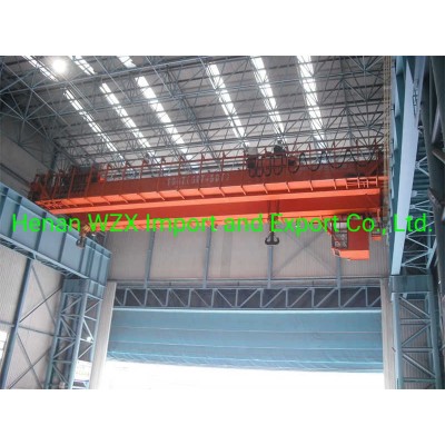 90 Ton High Work Duty Reliable Long Service Time Double Girder Overhead Crane