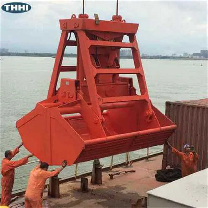 25t Grab Wireless Remote Control Clamshell Grab for Ship Crane