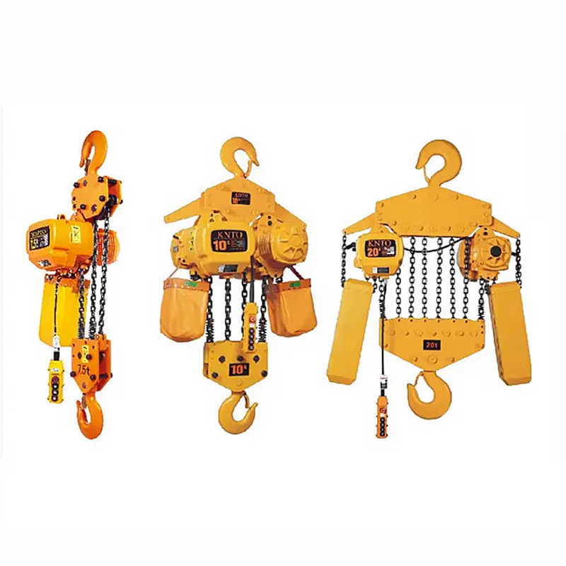 Wide Application Hook Type Trolley Type Hhbb Electric Chain Hoist 1-10 Ton