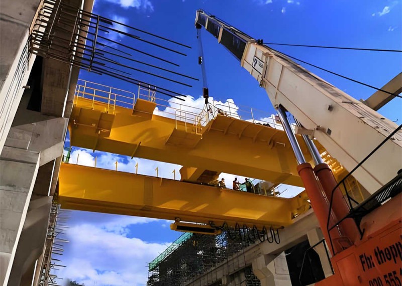 Special construction program for electric double girder overhead cranes