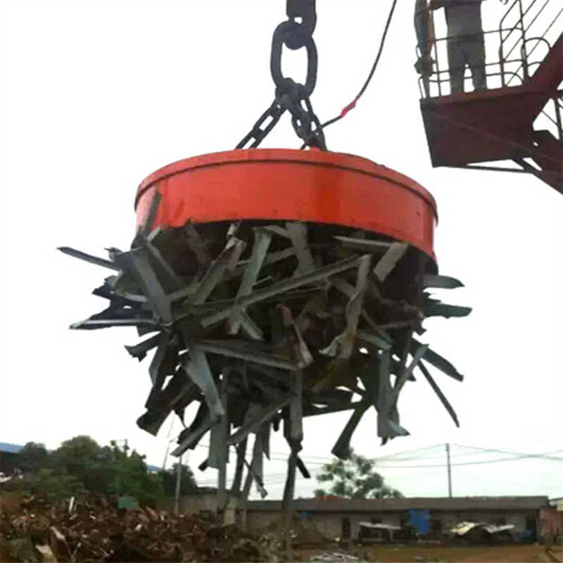 Round Type Scrap Lifting Electric Magnet Supplier