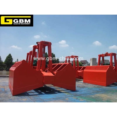 Gbm Hydraulic Grab Bucket Motor Hydraulic Clamshell Grab with Adjusting Plates