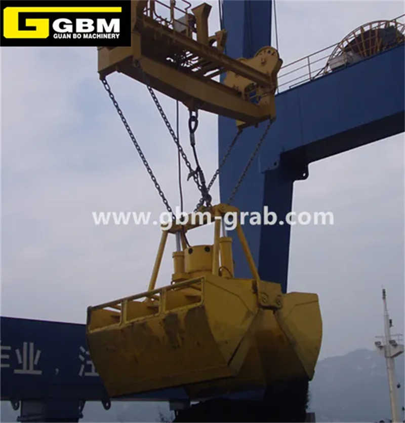 Gbm electric Hydraulic Grab for Bucket Cargo with BV Certification