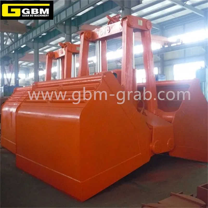 Gbm Motor Hydraulic Grab Bucket Hydraulic Clamshell Grab Vessel Grab Bucket