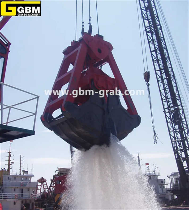 Mechanical Four Rope Underwater Dredging Grab