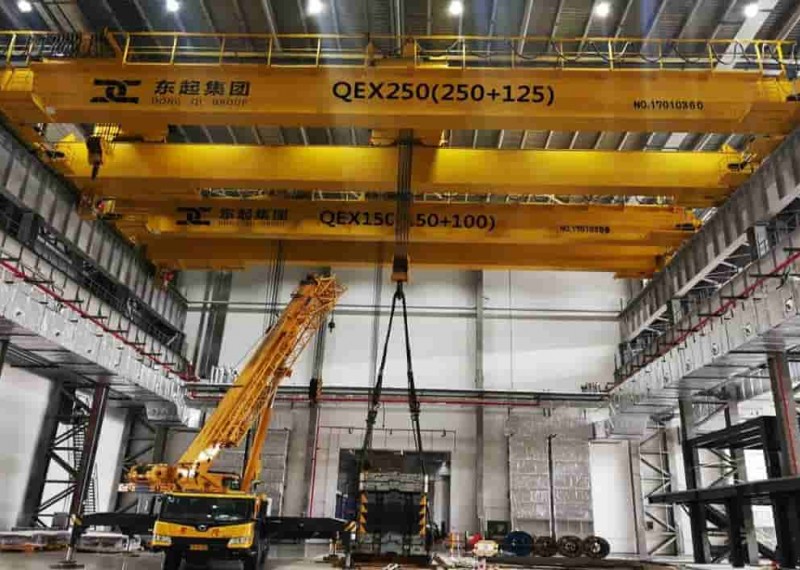 QDX type 25t double beam overhead crane sold to South Africa in 2024