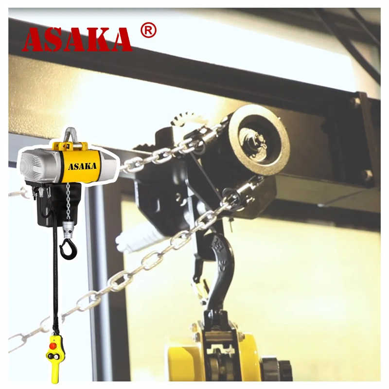 Factory Price 0.5 Ton Aluminum Construct Tool Mini Micro Electric Chain Hoists