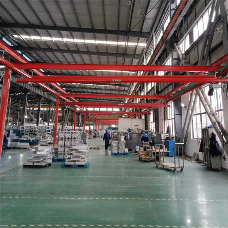 1000kg Flexible Mobile Material Handling Gantry Truss Crane Electric Hoist