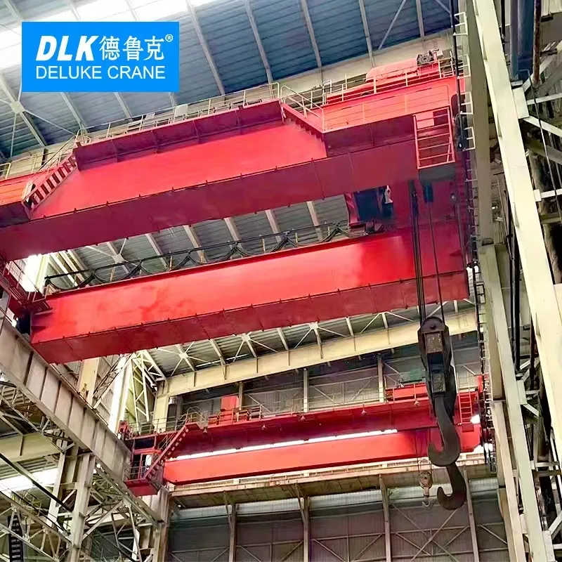 Qd Type 350 Ton Double Girder Overhead Crane with Winch Bridge Crane for Sale