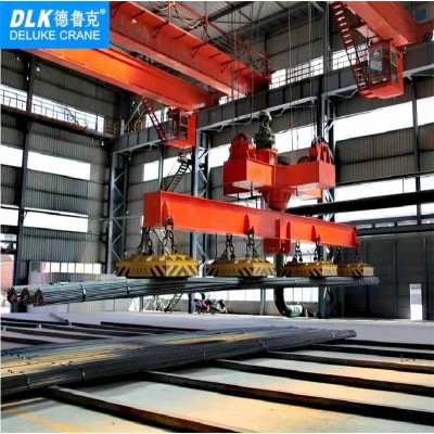 5t 10t QC Double Girder Electric Overhead Crane Electromagnetic Bridge Crane