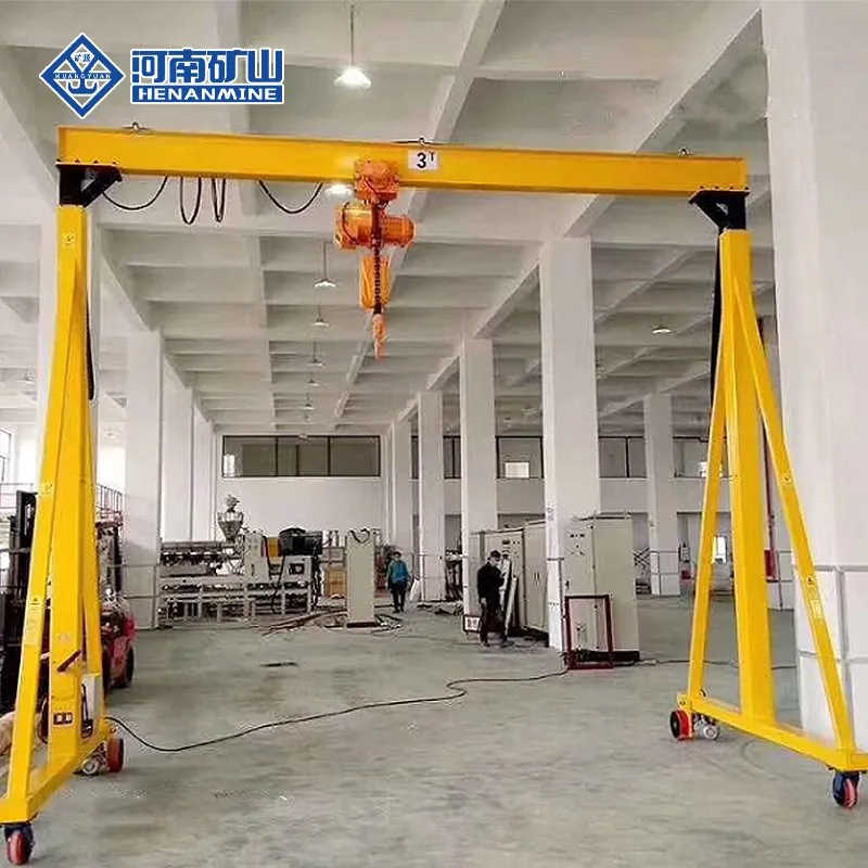 Hot Sale Small Mobile Portable Gantry Crane 1ton 2ton 5ton Price