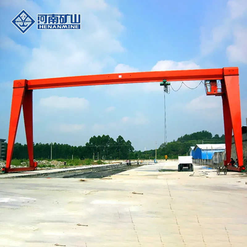 Boxed Single Girder Gantry Crane Without Cantilevers