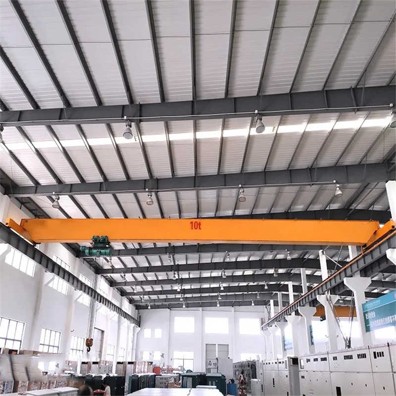 Manufacturer Metallurgical 40ton Workshop Roof Rail Mounted Bridge Crane