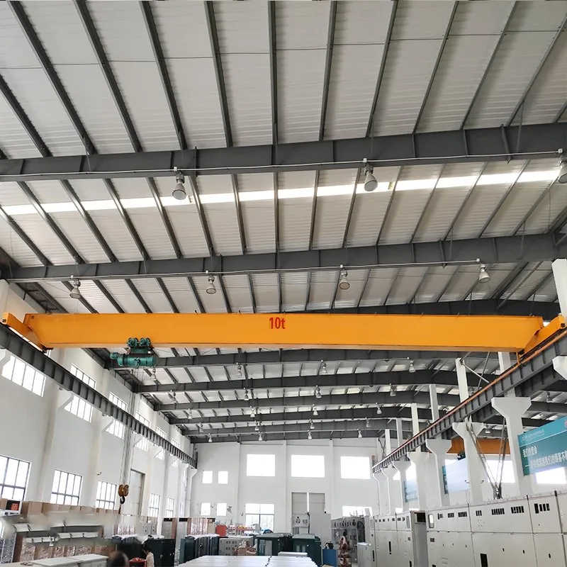 Assembly Workshop 30ton Puente Grua Top Running Single Girder Bridge Crane