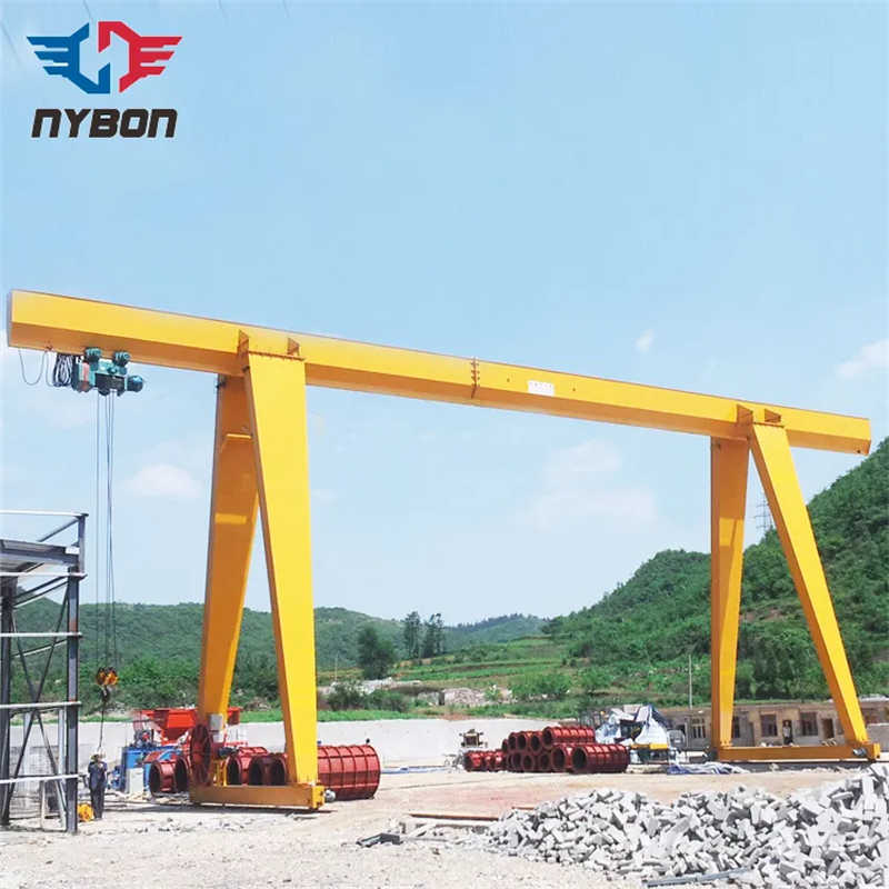 Rail Mounted Single Girder Gantry Crane 15 Ton