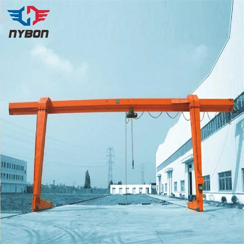 Box Type L Shape Single Beam Electric Hoist Gantry Crane