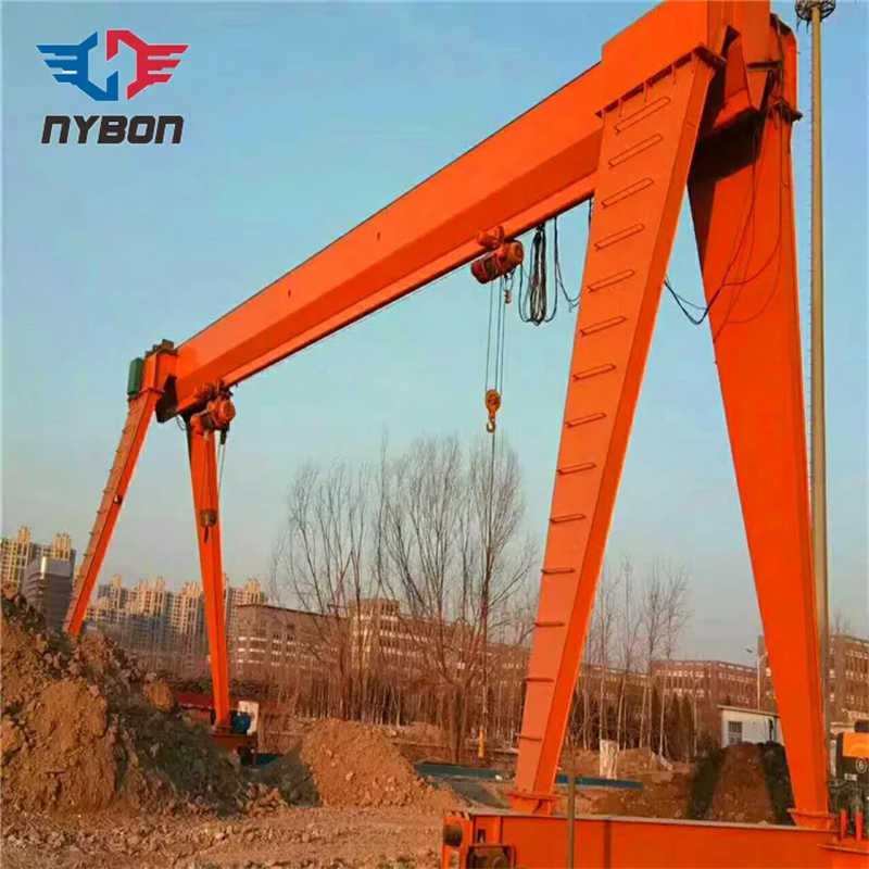 Mobile Long Railway Single Beam Gantry Crane 20ton