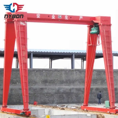 Mobile Long Railway Single Beam Gantry Crane 20ton