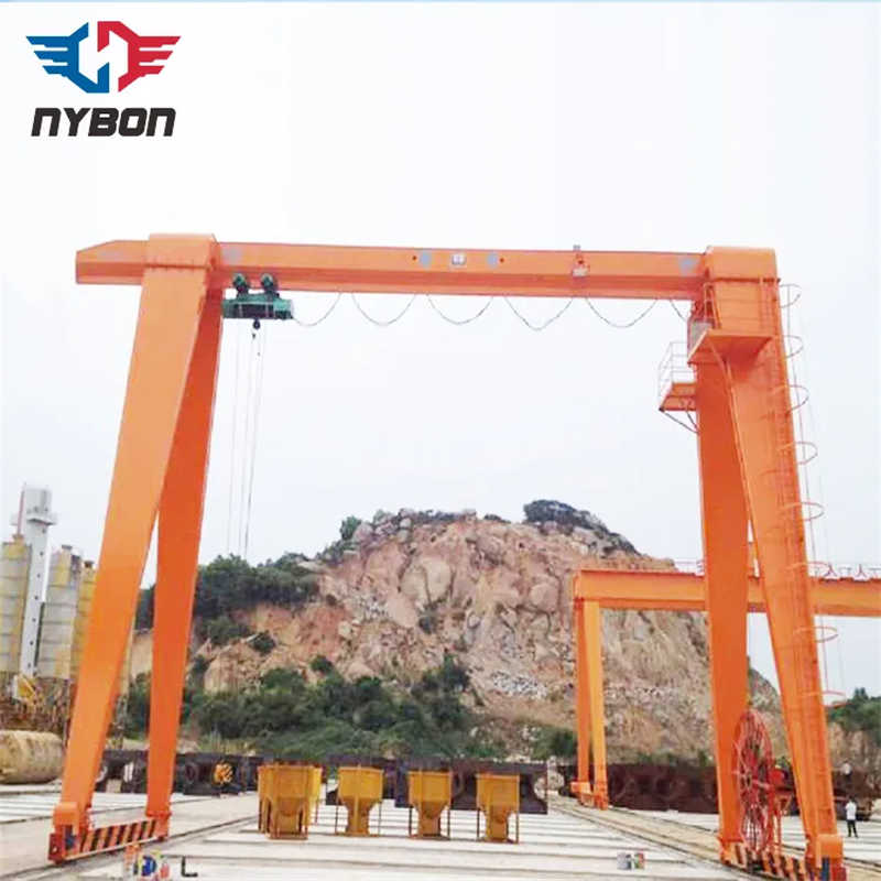 Mobile Long Railway Single Beam Gantry Crane 20ton