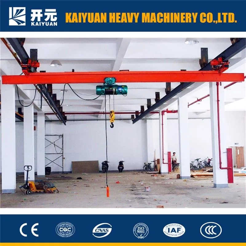 Kaiyuan Brand Single Girder Suspending Overhead Crane for Users